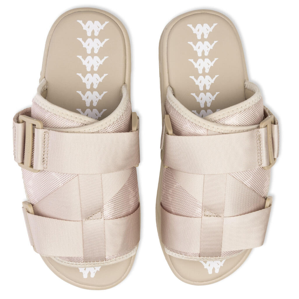 Kappa 222 Banda Mitel 4 Sandals - LT Beige/White
