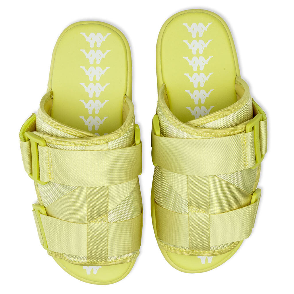 Kappa 222 Banda Mitel 4 Sandals - LT Green/White