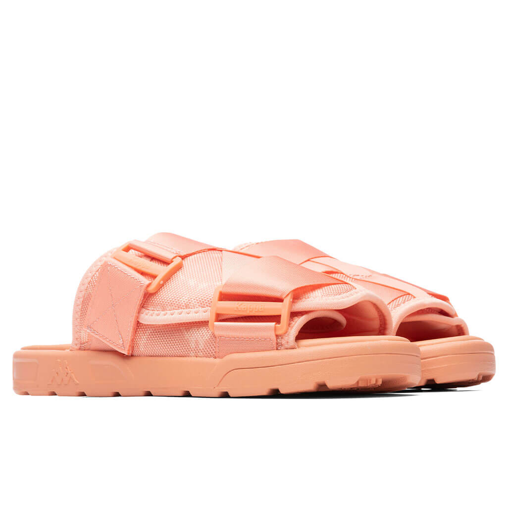 Kappa 222 Banda Mitel 4 Sandals - Pink Blush/White