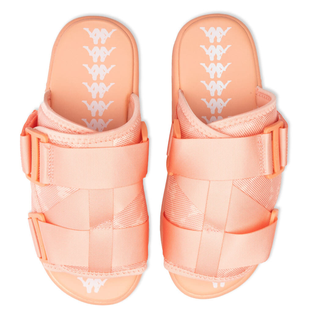 Kappa 222 Banda Mitel 4 Sandals - Pink Blush/White
