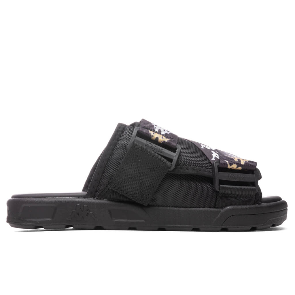 Kappa 222 Banda Mitel 7 Sandals - Black/White