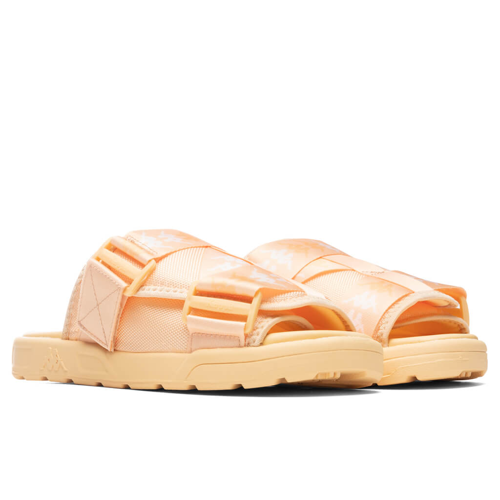 Kappa 222 Banda Mitel 7 Sandals - Light Yellow/White