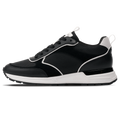 Mallet London MALLET Bethnal Men's Black White Leather Trainers
