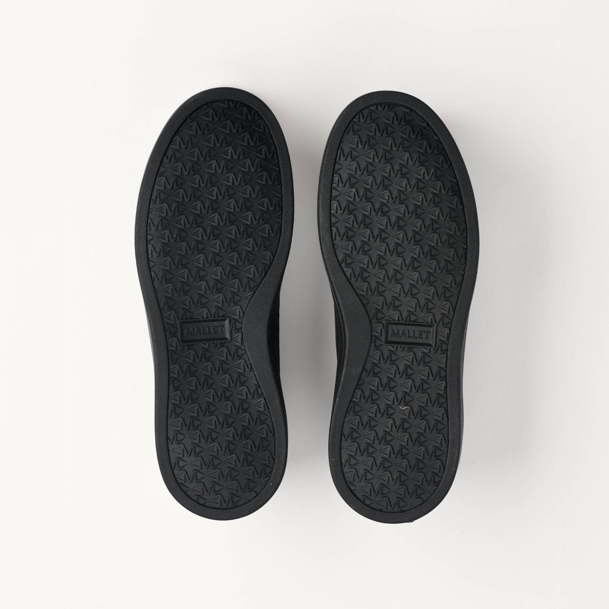 Mallet London MALLET Lansbury Men's Black Leather & Nylon Trainers