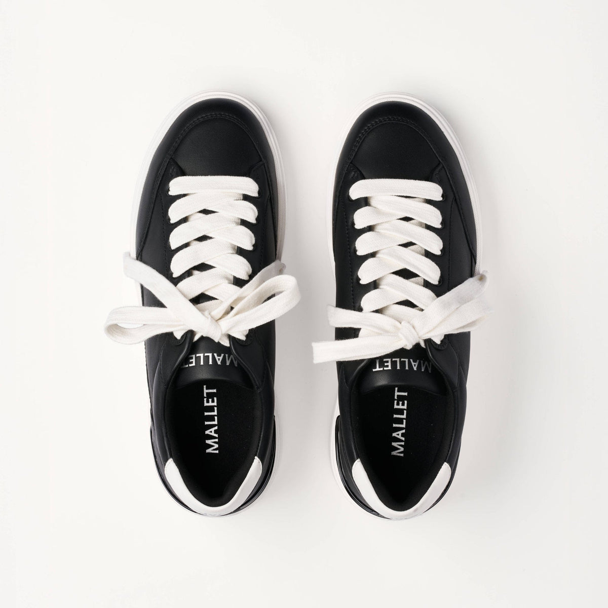 Mallet London MALLET Lansbury Men's Black Nappa Leather Trainers