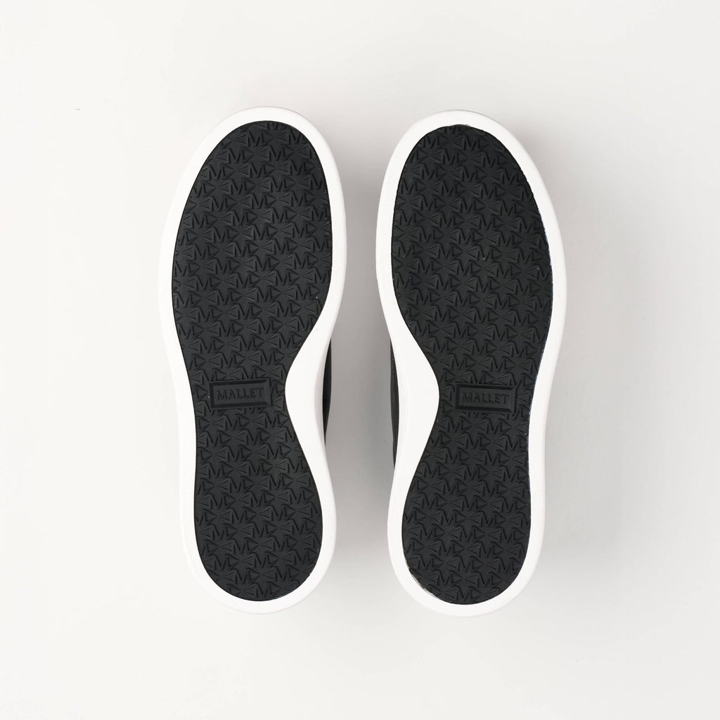 Mallet London MALLET Lansbury Men's Black Nappa Leather Trainers