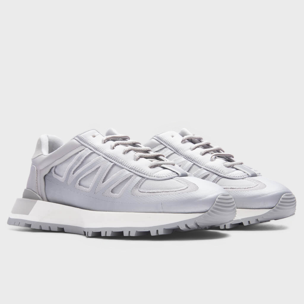 Maison Margiela 50/50 Runner Sneakers - Silver