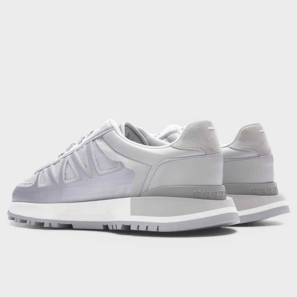 Maison Margiela 50/50 Runner Sneakers - Silver