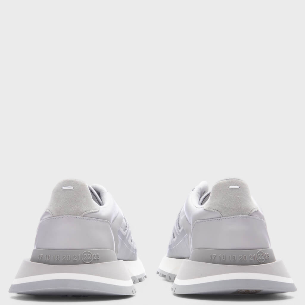 Maison Margiela 50/50 Runner Sneakers - Silver