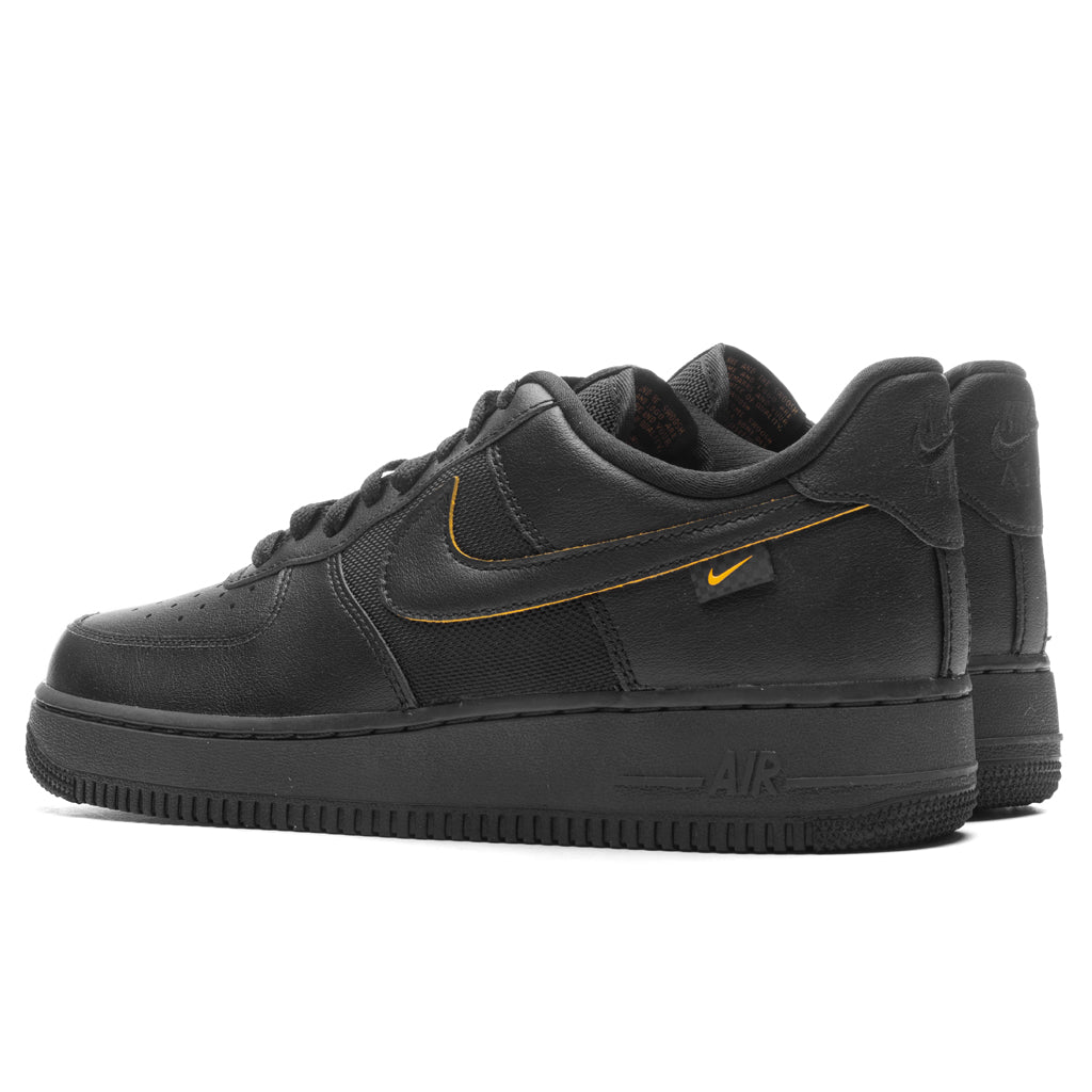 Nike Air Force 1 '07 - Black/University Gold/Dark Smoke Grey