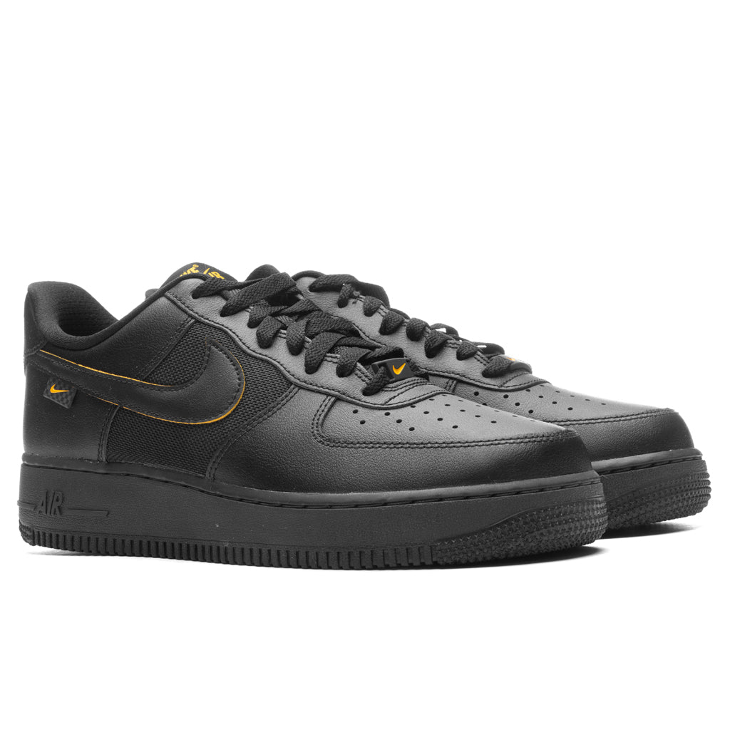 Nike Air Force 1 '07 - Black/University Gold/Dark Smoke Grey
