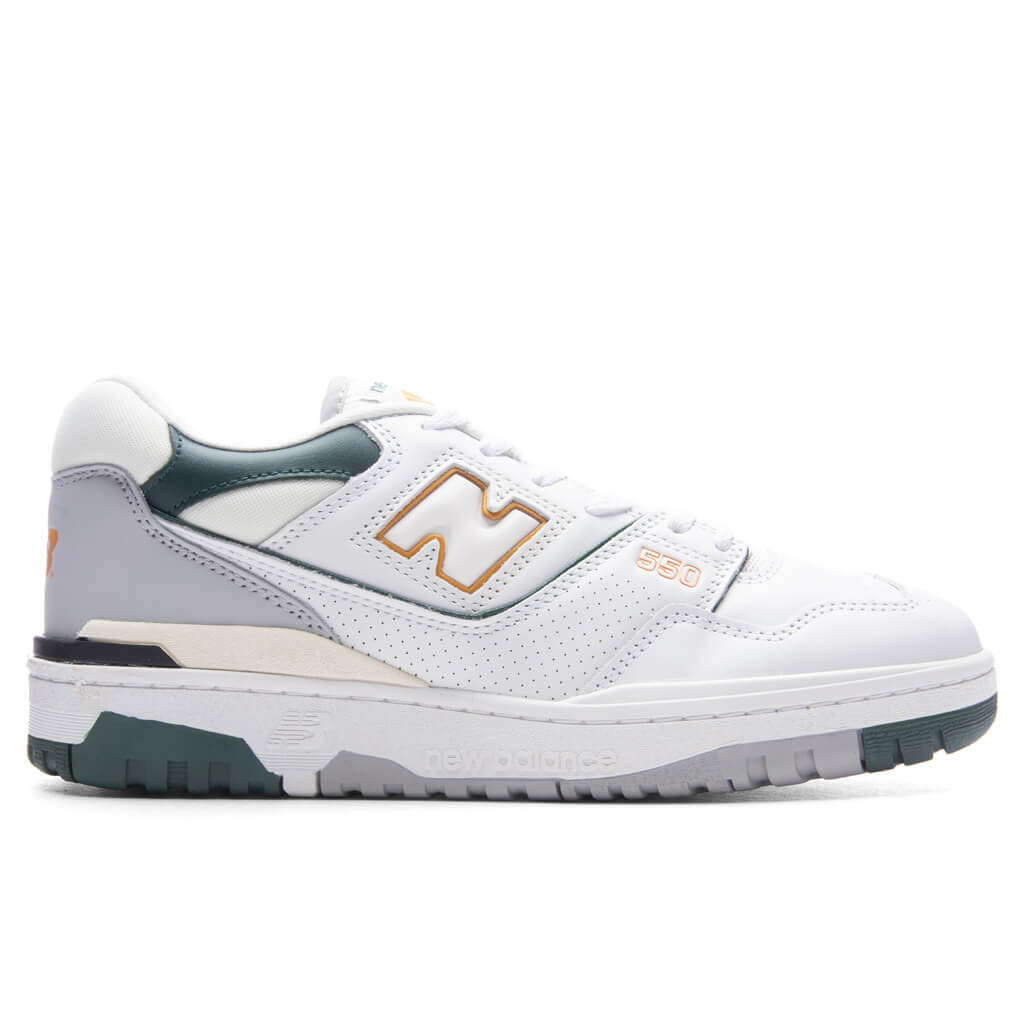 New Balance 550 - White/Nightwatch/Green