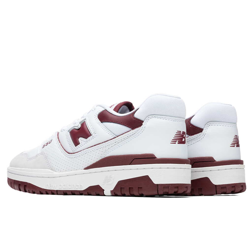 New Balance 550 - White/Maroon
