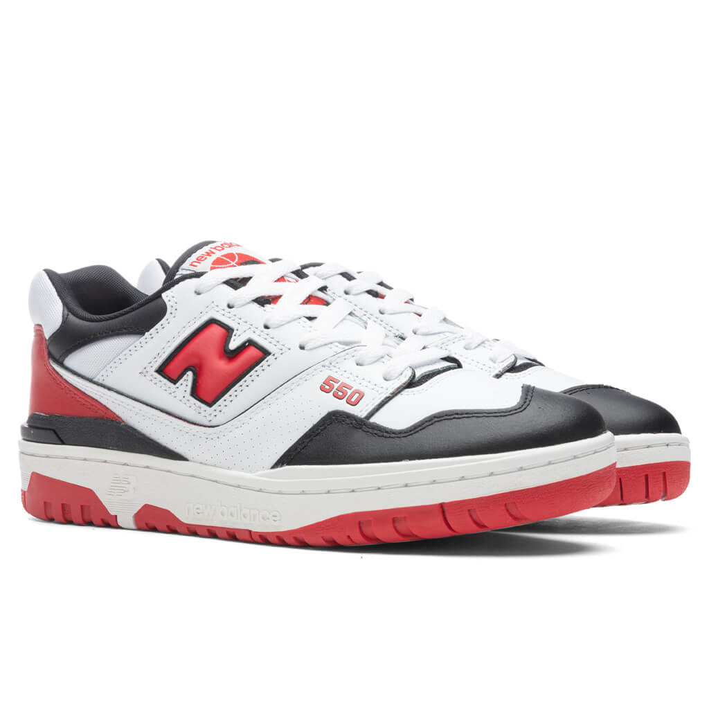 New Balance 550 - White/Red/Black
