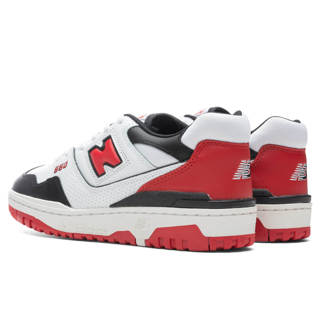 New Balance 550 - White/Red/Black
