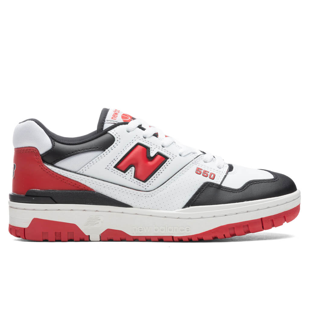 New Balance 550 - White/Red/Black