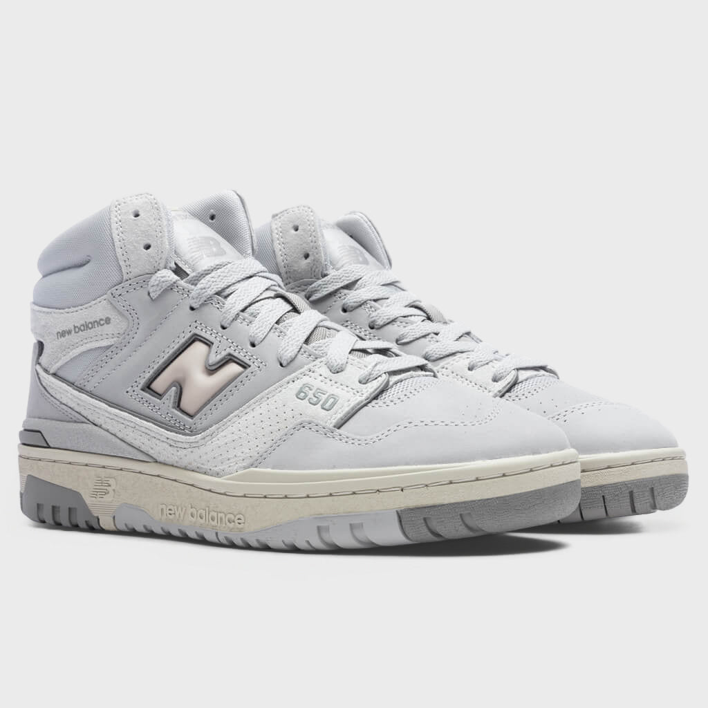 New Balance 650R - White/Aluminum