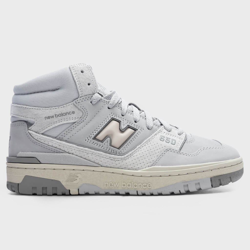 New Balance 650R - White/Aluminum