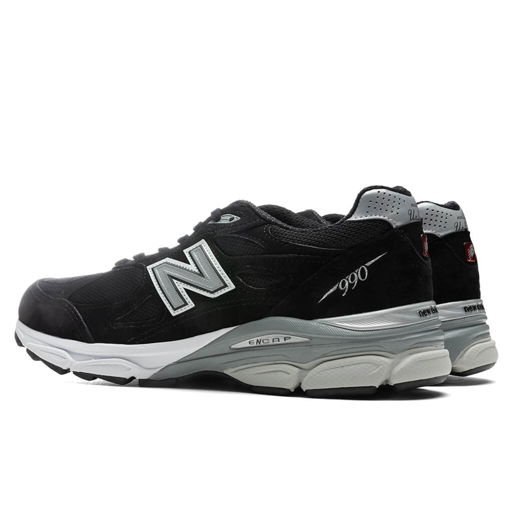 New Balance 990v3 - Black/White