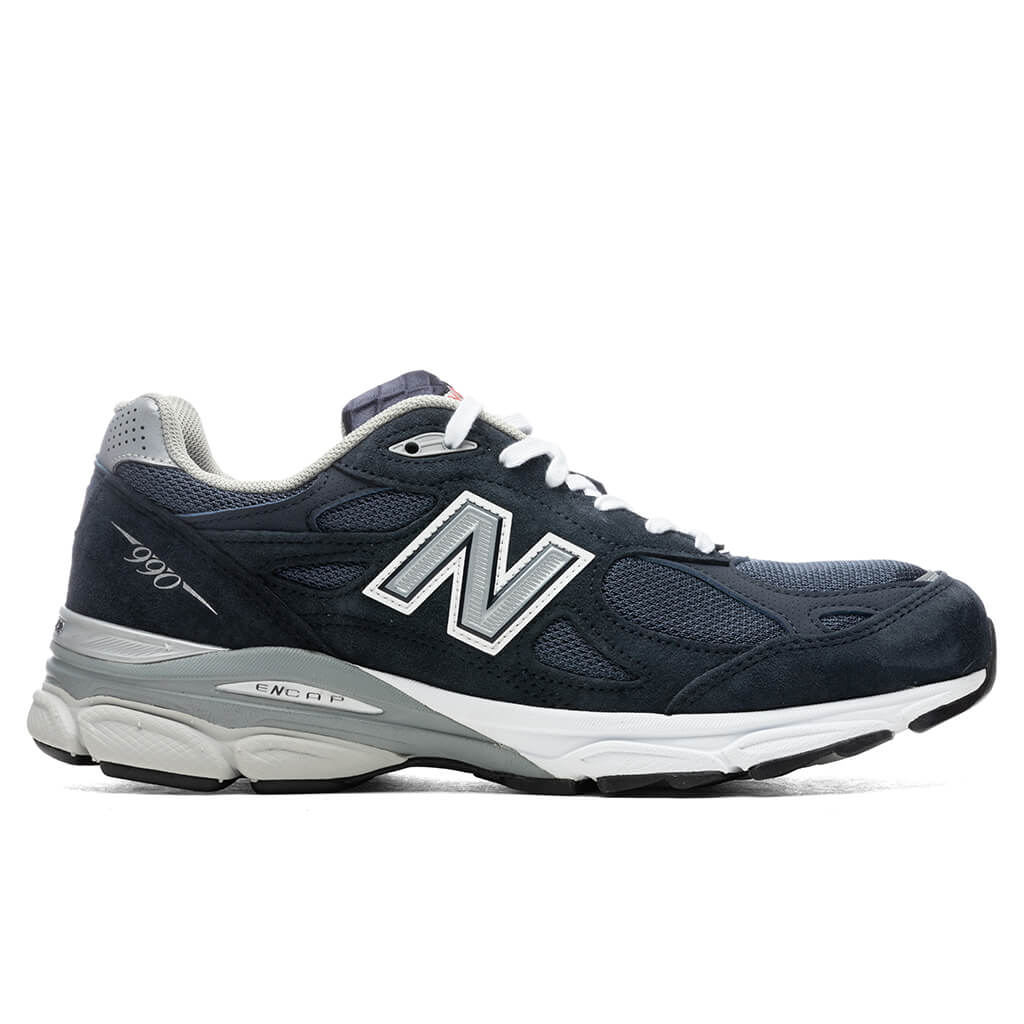 New Balance 990v3 - Navy/White