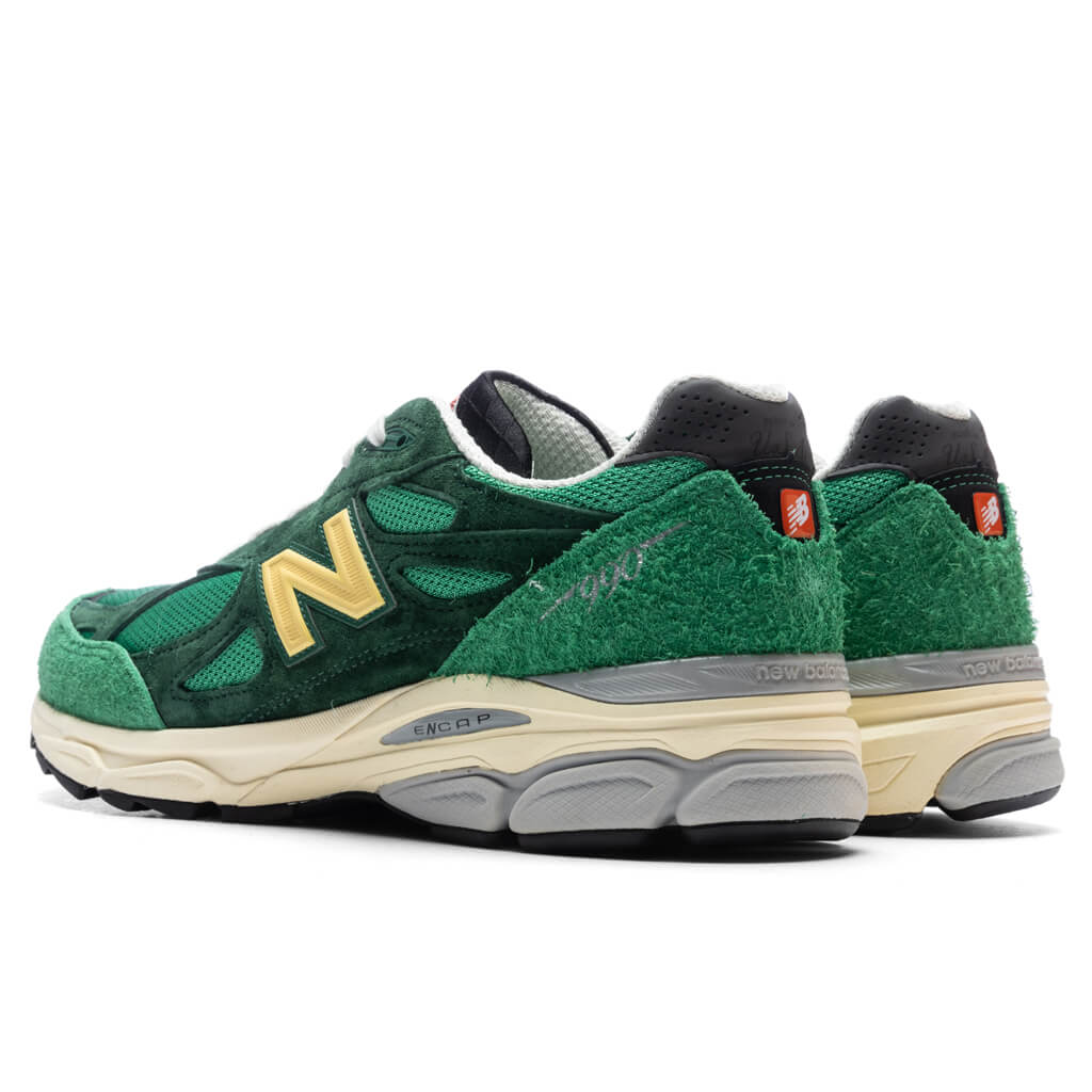 New Balance 990v3 Made in USA - Kelly Green/Varsity Gold