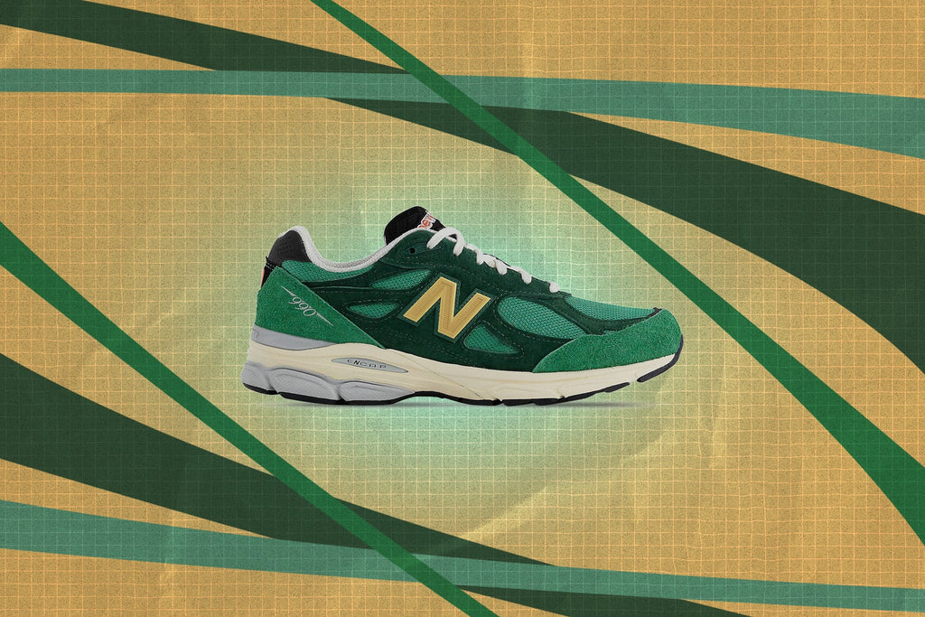New Balance 990v3 Made in USA - Kelly Green/Varsity Gold