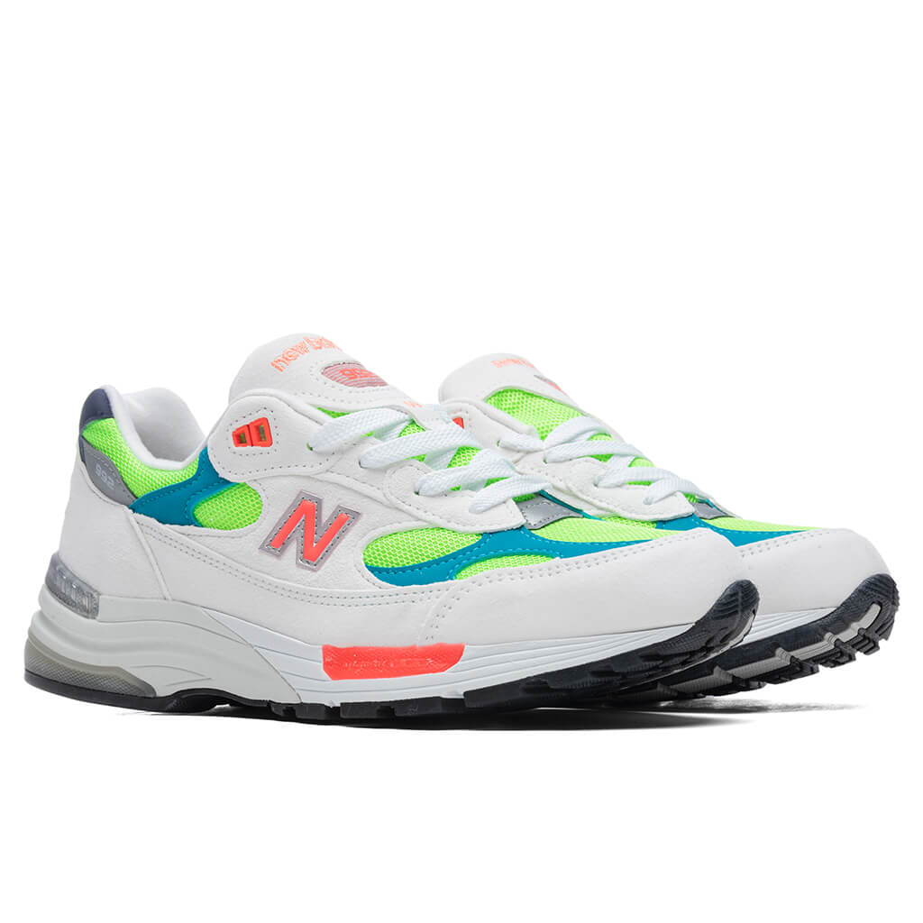 New Balance 992 - White/Yellow/Blue