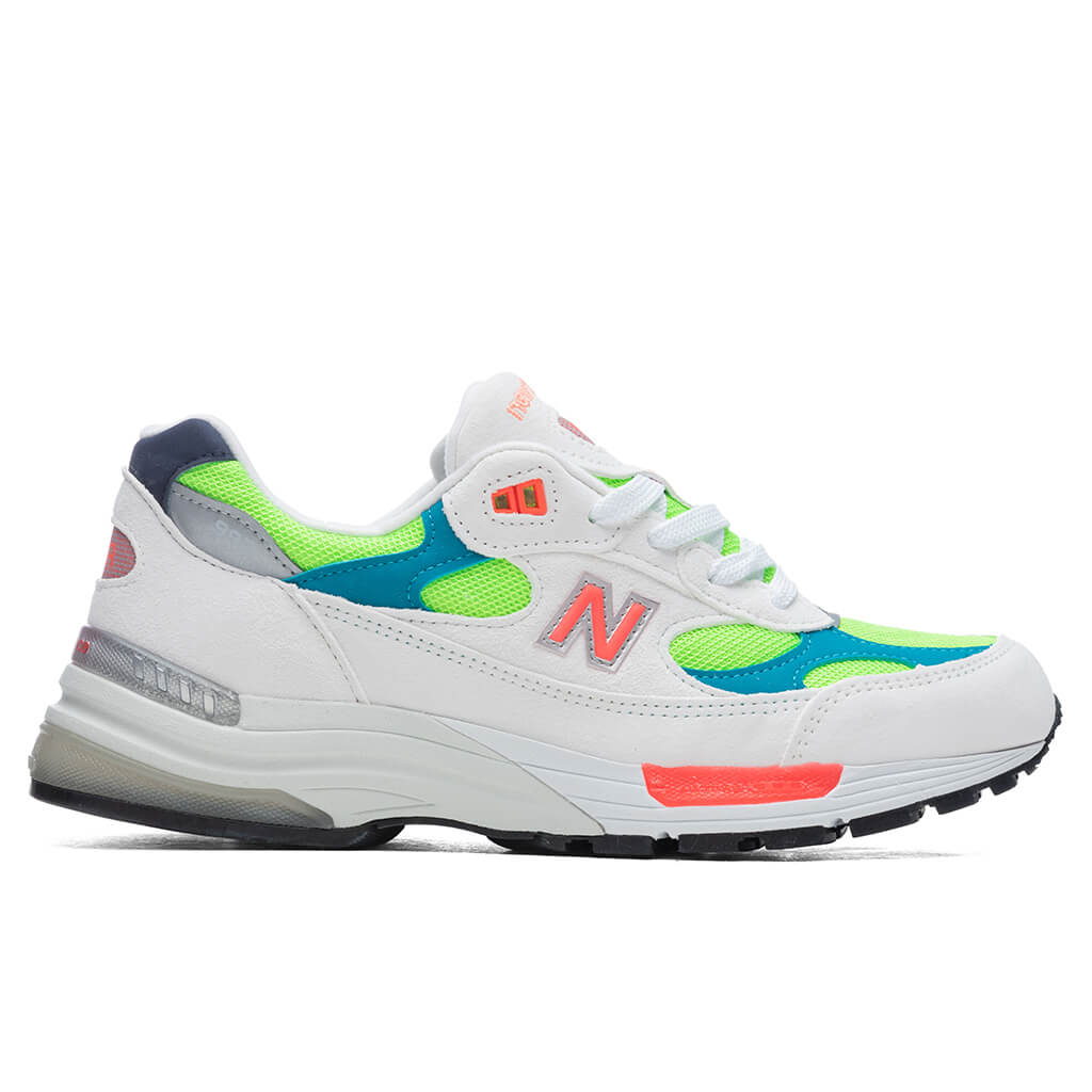 New Balance 992 - White/Yellow/Blue