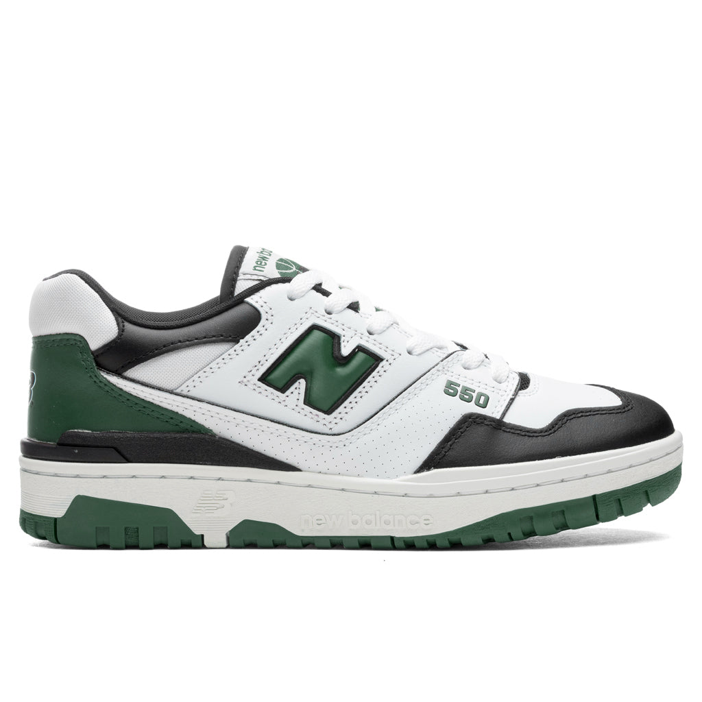 New Balance 550 - White/Black/Green