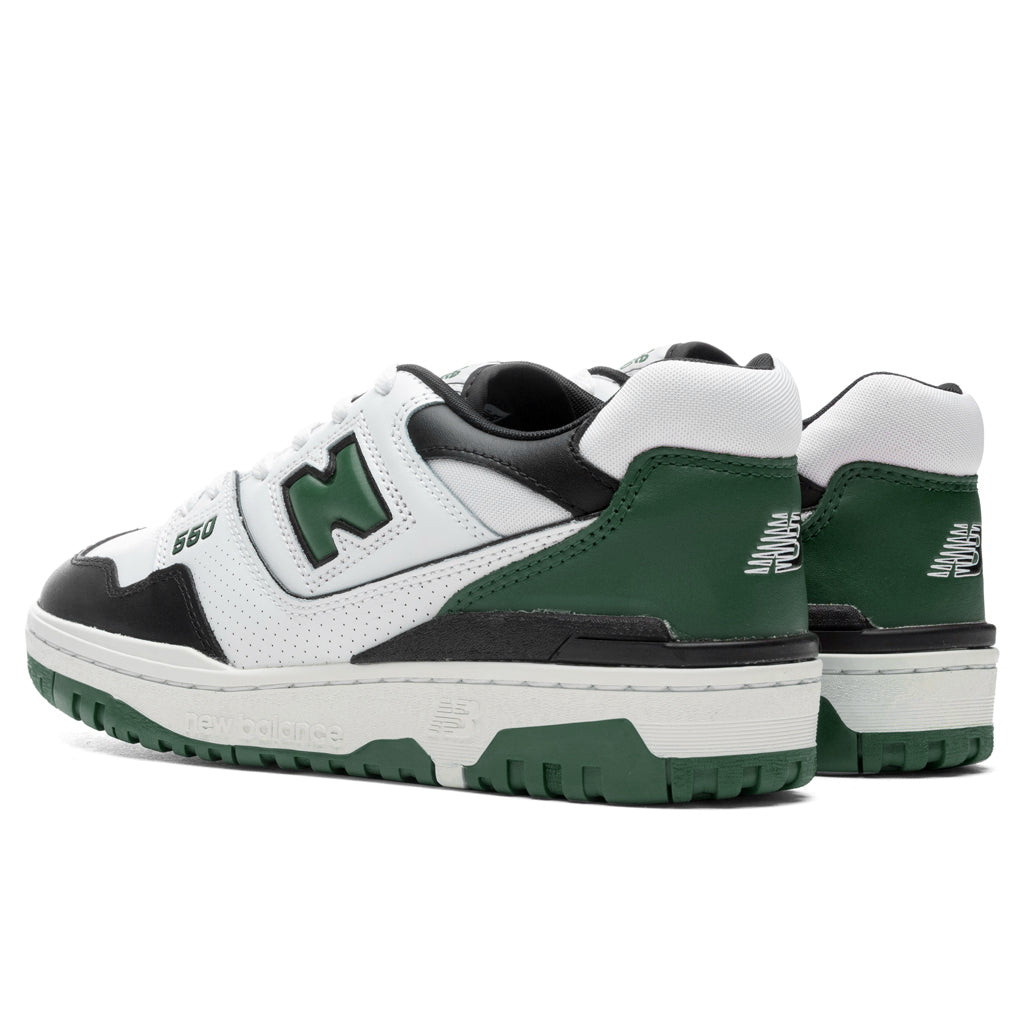 New Balance 550 - White/Black/Green