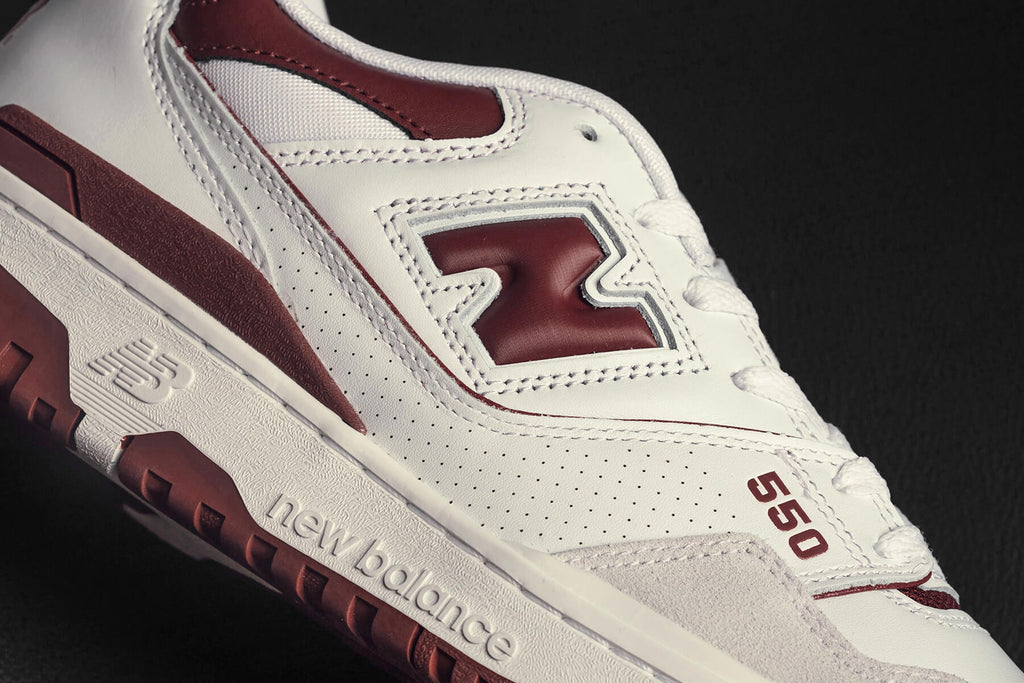 New Balance 550 - White/Maroon