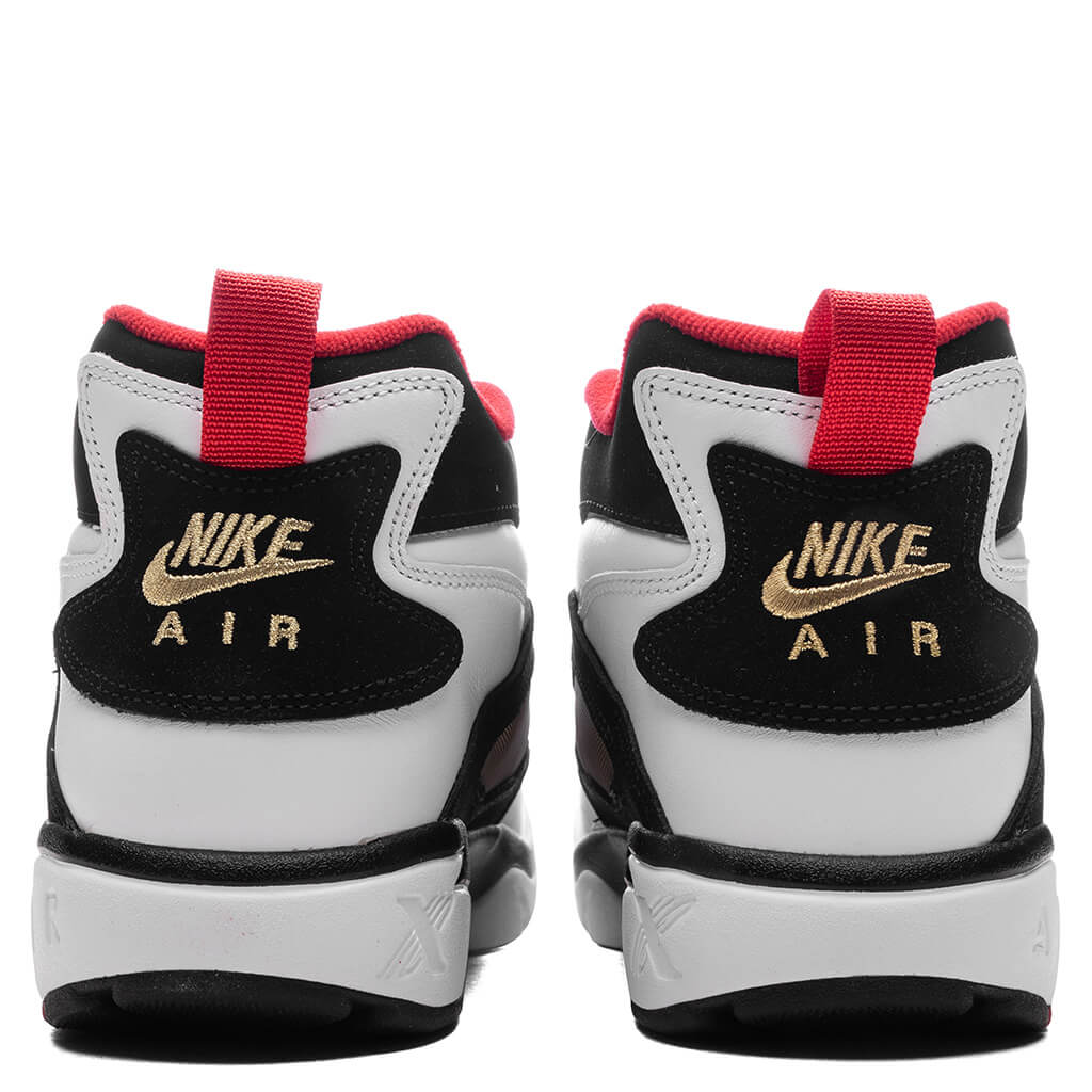 Nike Air Diamond Turf - White/Fire Red/Black/Metallic Gold