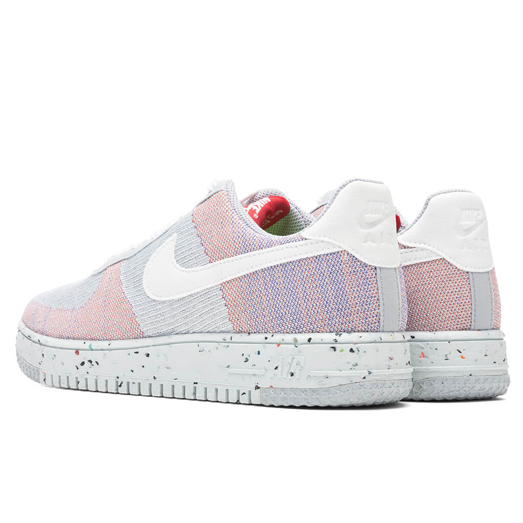 Nike Air Force 1 Crater Flyknit - Wolf Grey/White