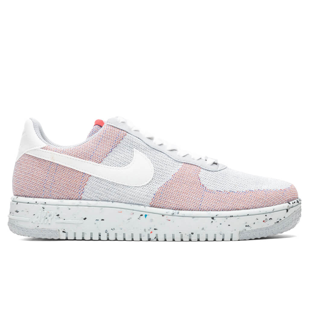 Nike Air Force 1 Crater Flyknit - Wolf Grey/White