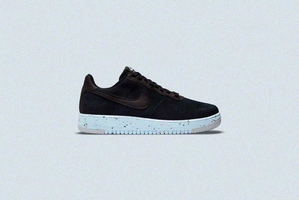 Nike Air Force 1 Crater Flyknit - Black/Chambray Blue