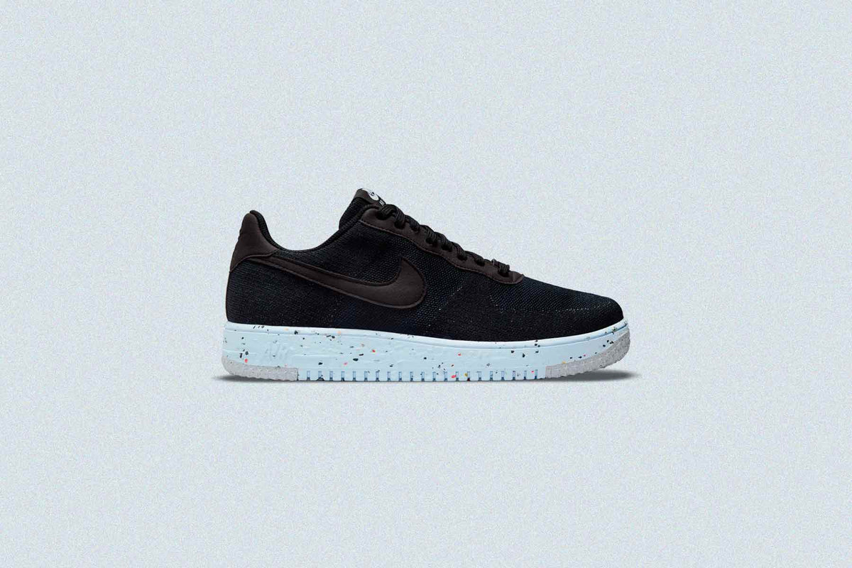 Nike Air Force 1 Crater Flyknit - Black/Chambray Blue
