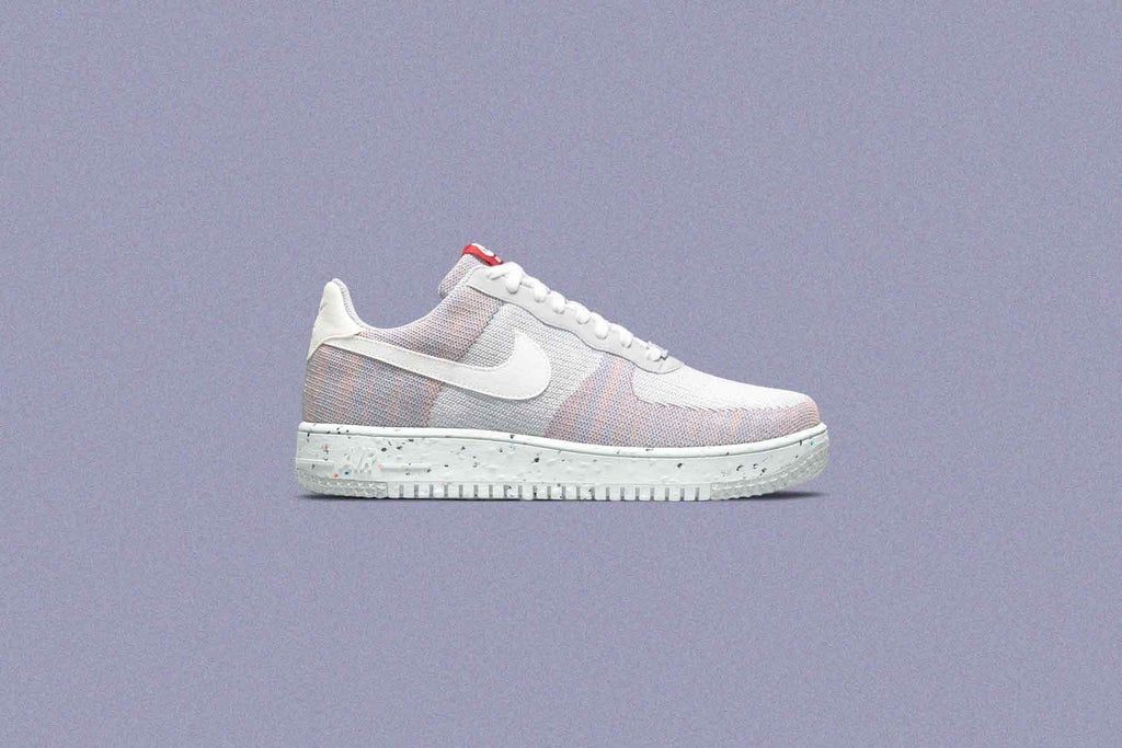 Nike Air Force 1 Crater Flyknit - Wolf Grey/White