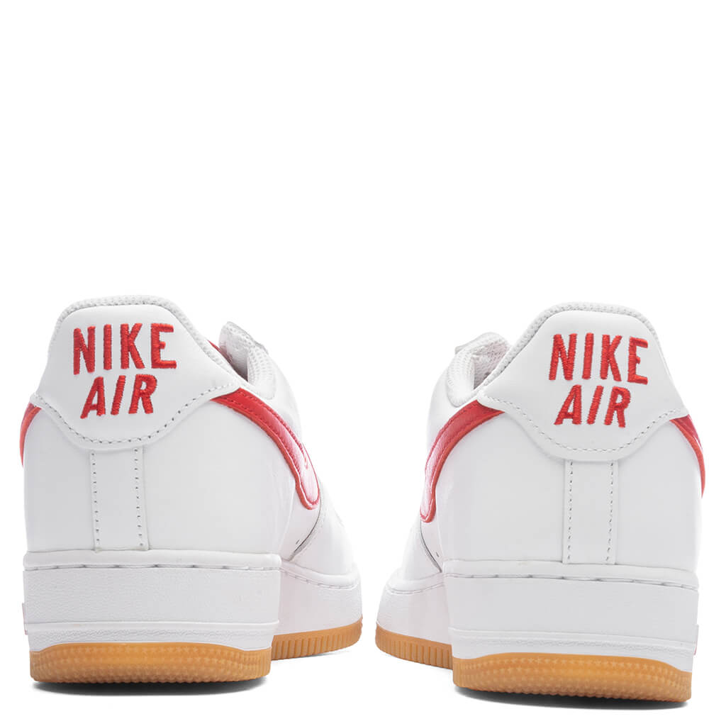 Nike Air Force 1 Low Retro - White/University Red/Gum Yellow