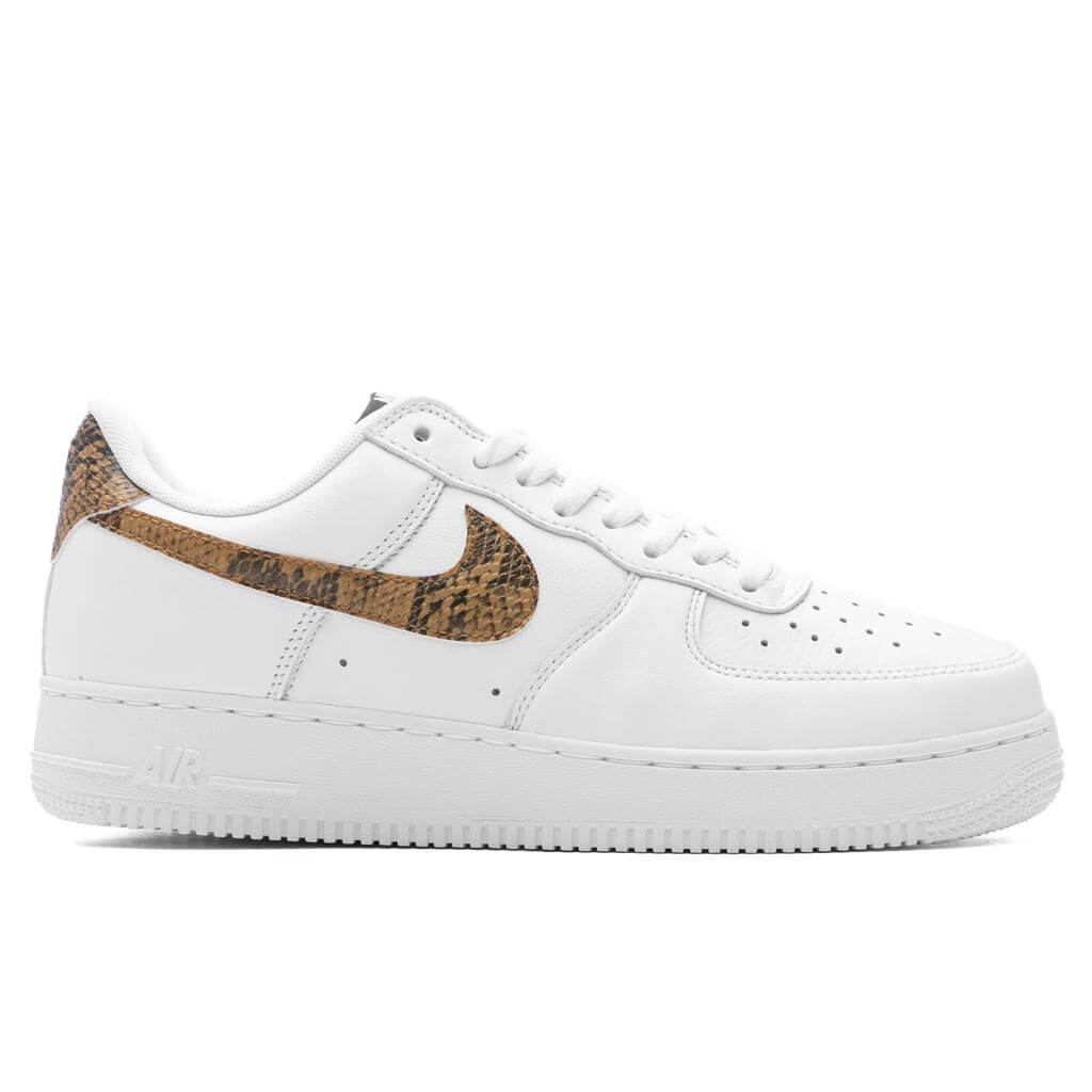 Nike Air Force 1 Low Retro PRM QS 'Ivory Snake' - White/Elemental Gold/Dark Hazel