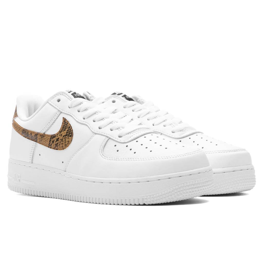 Nike Air Force 1 Low Retro PRM QS 'Ivory Snake' - White/Elemental Gold/Dark Hazel
