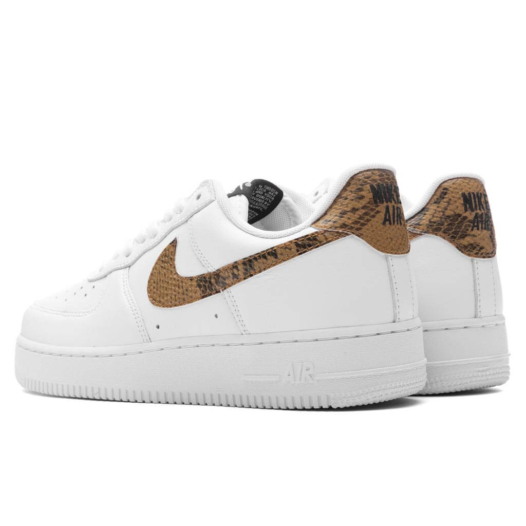 Nike Air Force 1 Low Retro PRM QS 'Ivory Snake' - White/Elemental Gold/Dark Hazel