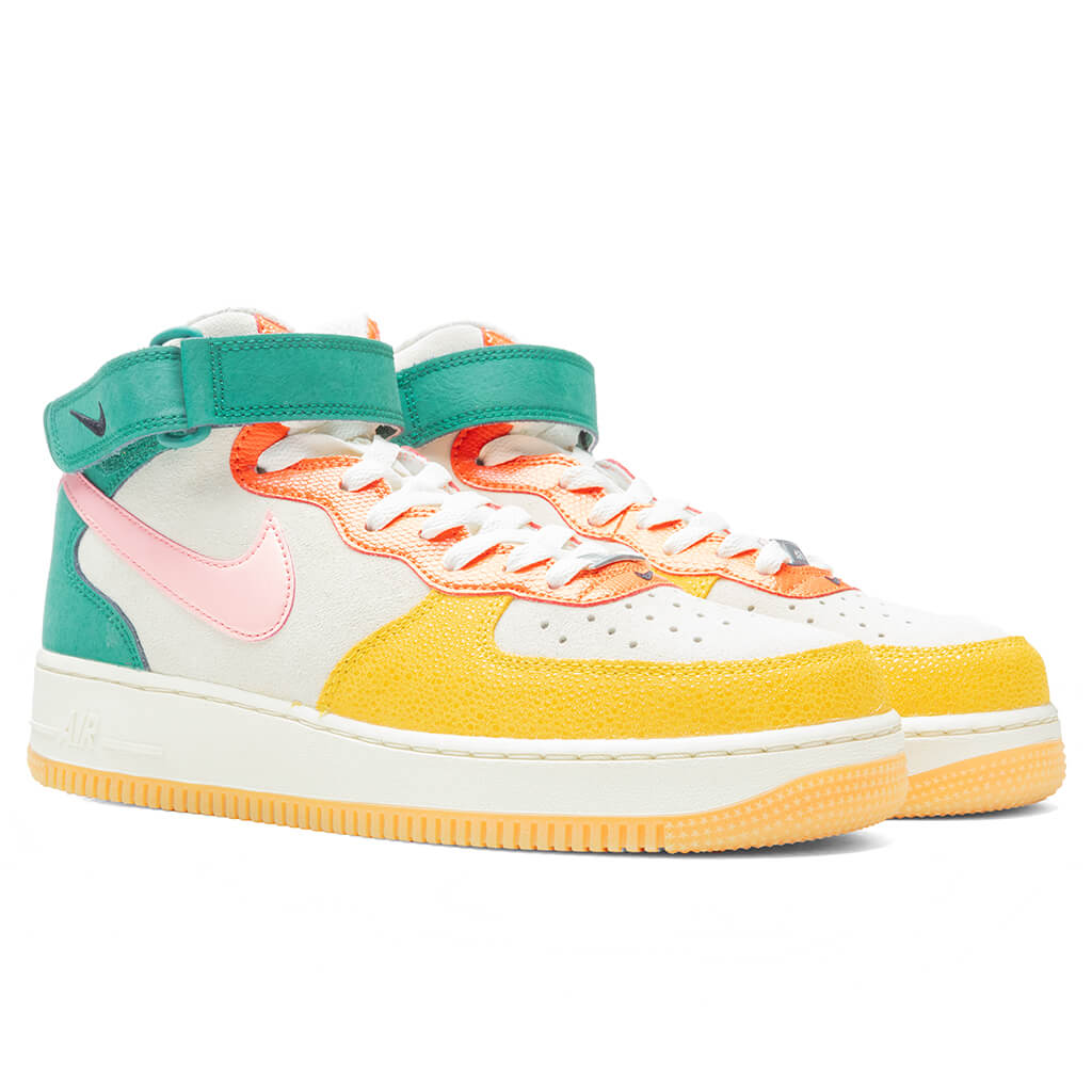 Nike Air Force 1 Mid - Coconut Milk/Bleached Coral/Vivid Sulfur