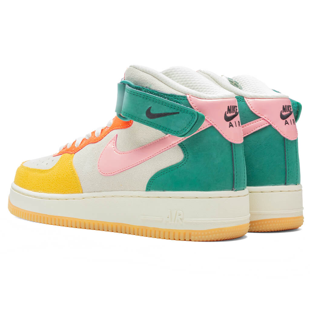 Nike Air Force 1 Mid - Coconut Milk/Bleached Coral/Vivid Sulfur