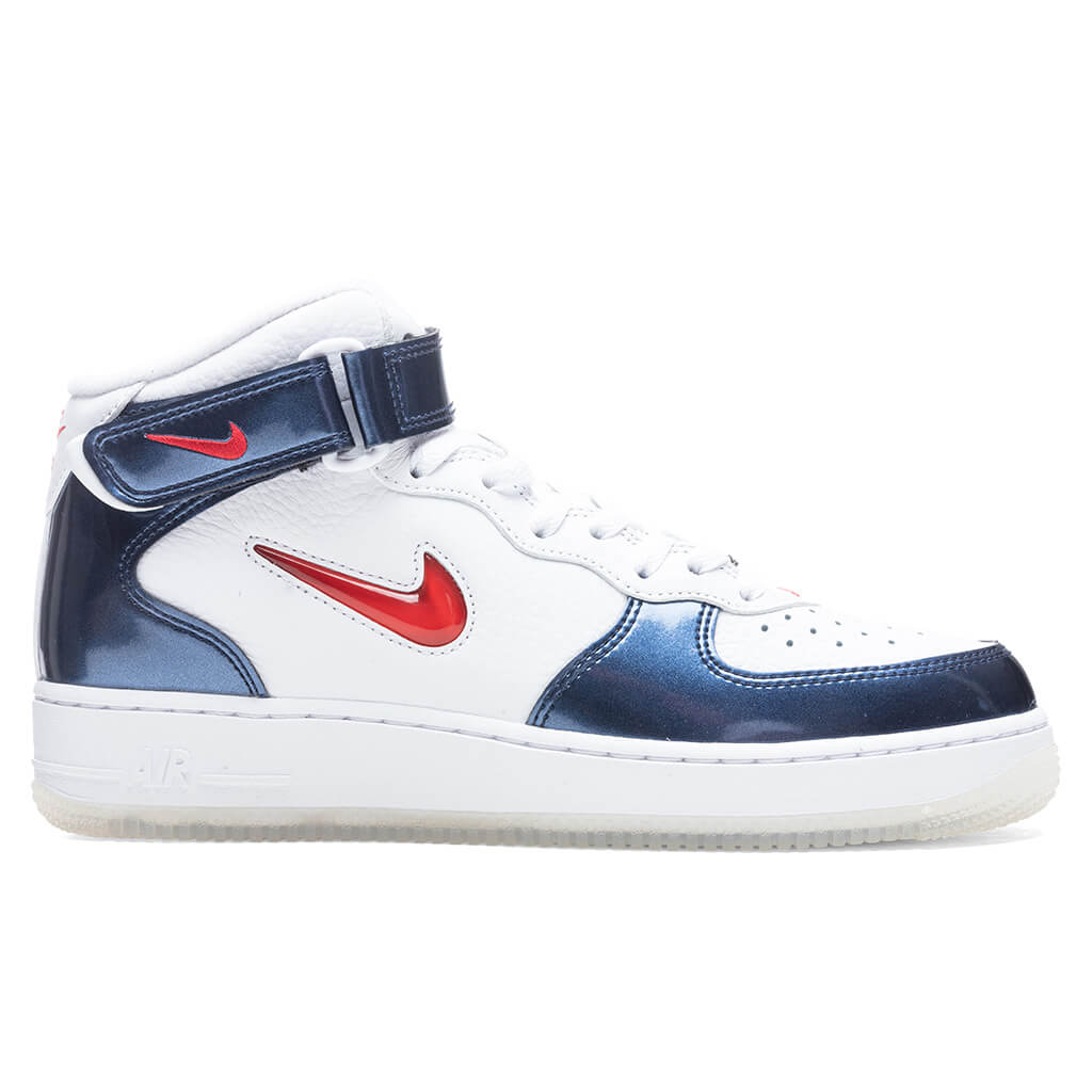 Nike Air Force 1 Mid QS "Independence Day" - White/University Red/Midnight Navy