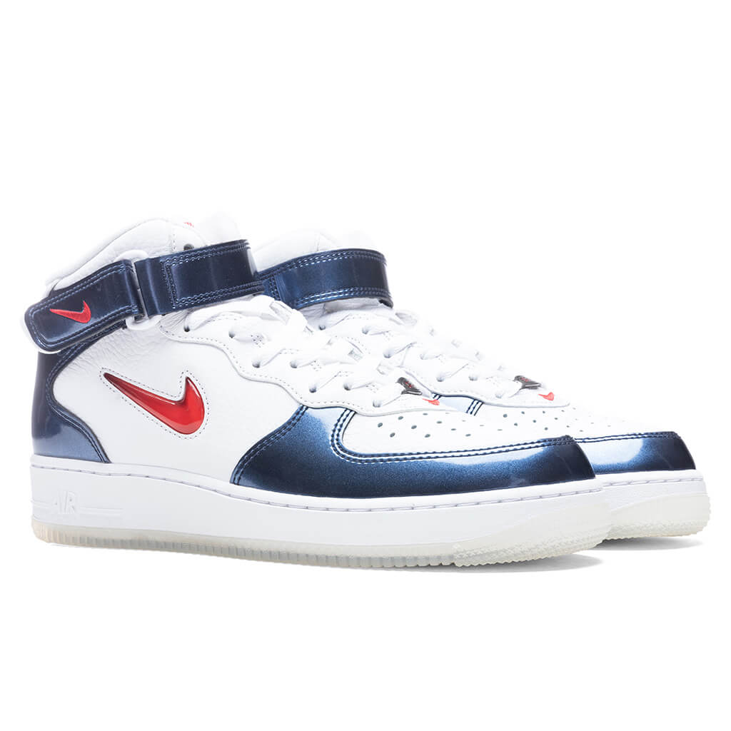 Nike Air Force 1 Mid QS "Independence Day" - White/University Red/Midnight Navy
