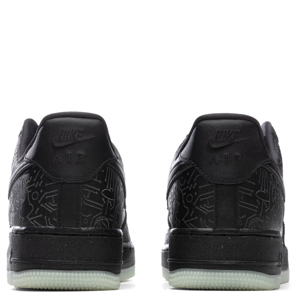 Nike Air Force 1 '07 - Black/Light Blue Fury