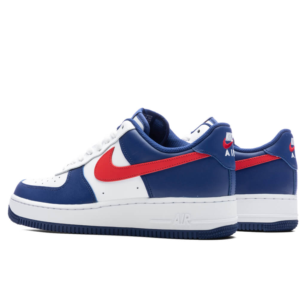 Nike Air Force 1 '07 - White/University Red/Deep Royal
