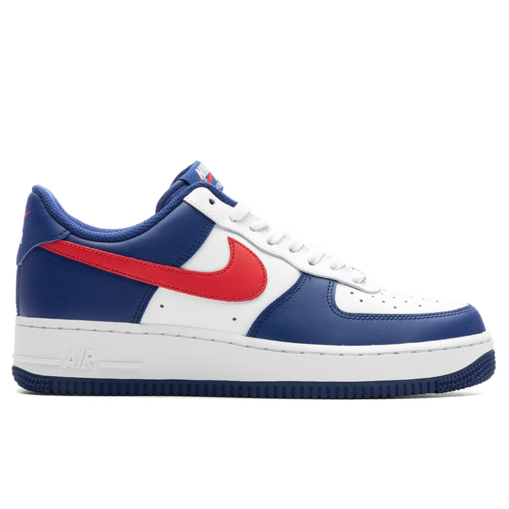 Nike Air Force 1 '07 - White/University Red/Deep Royal