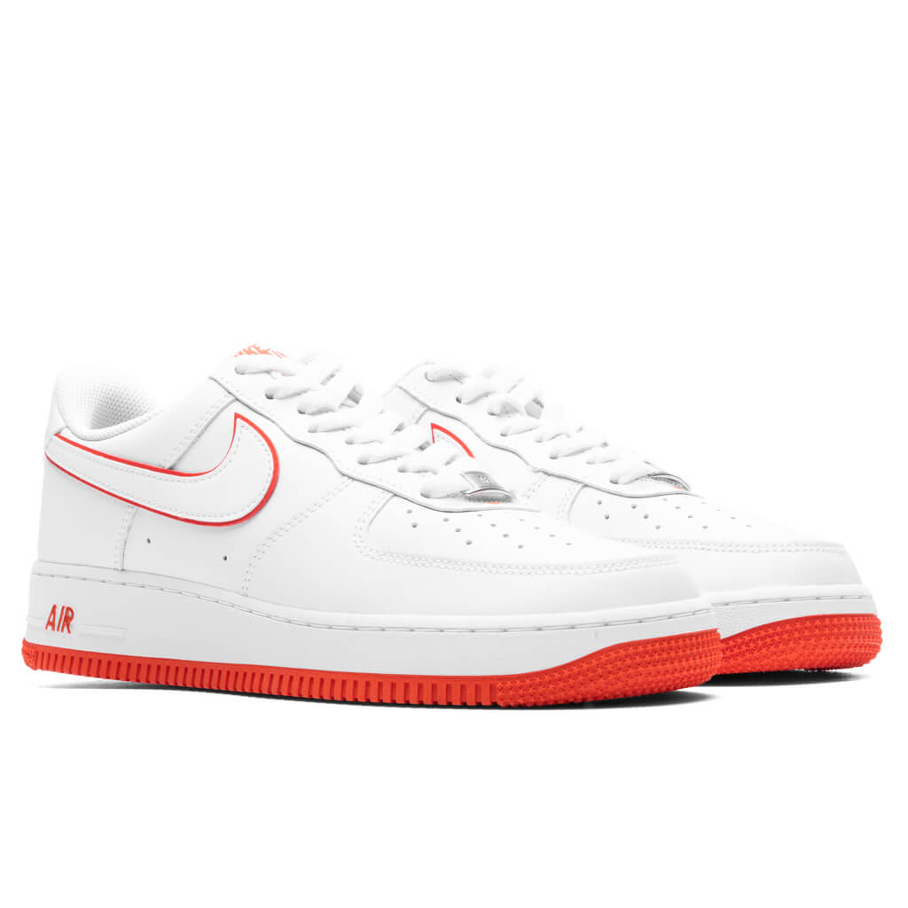 Nike Air Force 1 '07 - White/White/Picante Red
