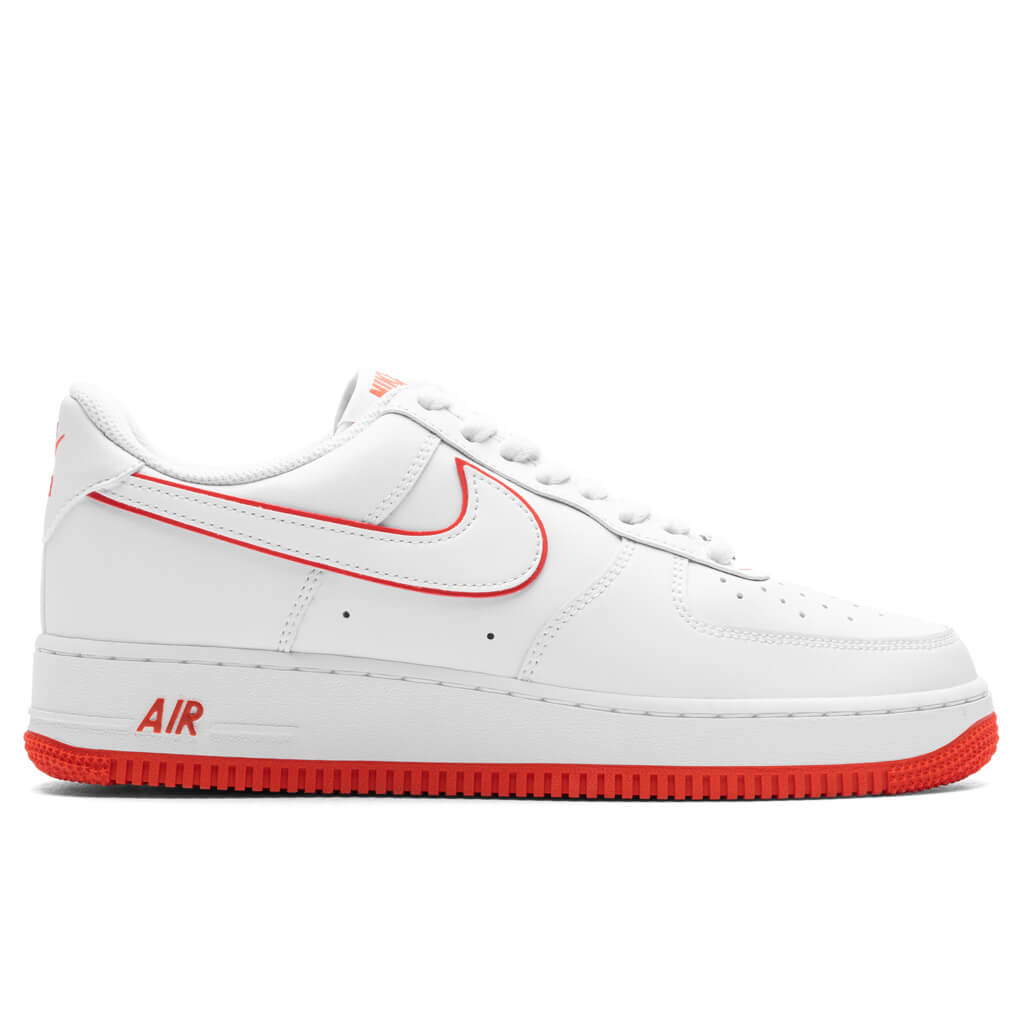 Nike Air Force 1 '07 - White/White/Picante Red